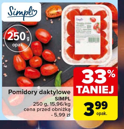 Pomidor daktylowy Simpl promocja