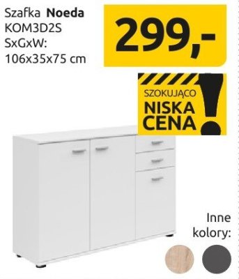 Szafka Noeda KOM3D2S promocja w Black Red White