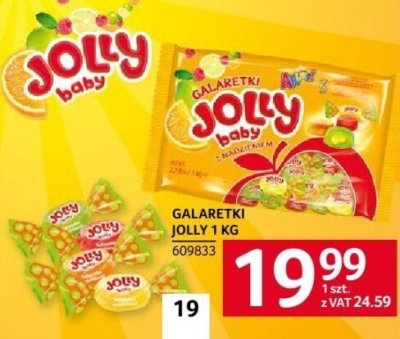 Galaretki Jolly 1 kg promocja w Selgros