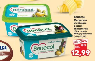 Margaryna BENECOL obniżająca poziom cholesterolu różne rodzaje promocja w Kaufland
