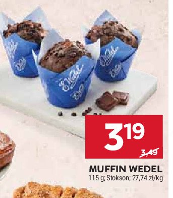 Muffin czekoladowy E. wedel promocja w Stokrotka