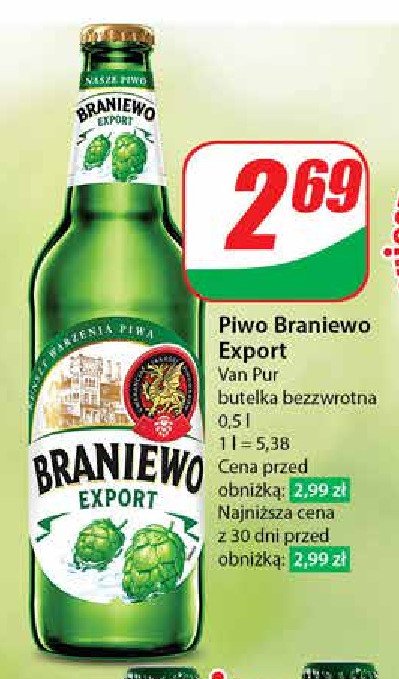 Piwo Braniewo export promocja