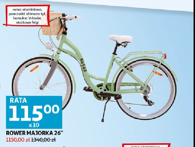 Rower majorka 26" Husar promocja