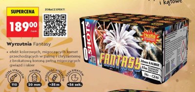 Fajerwerki Wyrzutnia Fantasy promocja w Biedronka