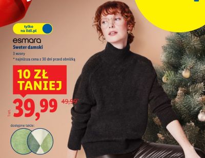 Sweter damski esmara promocja