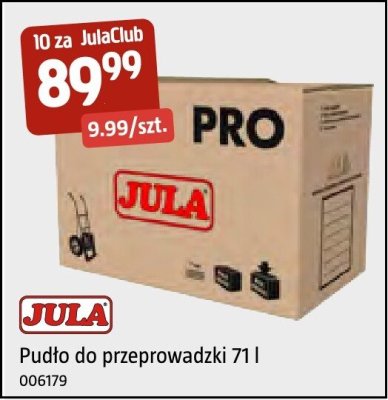 Pudło do przeprowadzki 71 l promocja w Jula