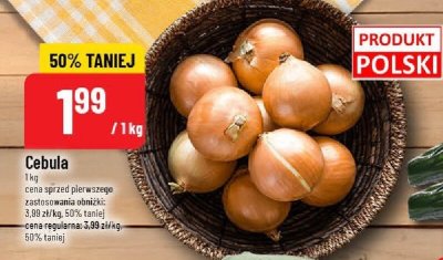 Cebula Carrefour targ świeżości promocja w POLOmarket