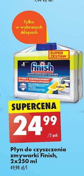 Środek do czyszczenia lemon Finish do czyszczenia zmywarek promocja