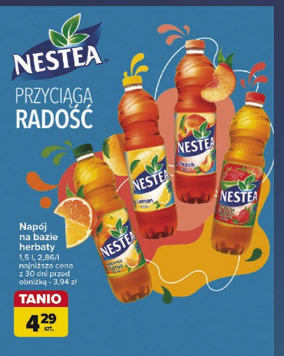 Herbata mrożona green tea citrus Nestea vitao promocja