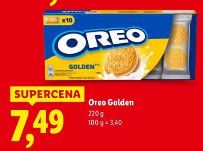 Ciastka Golden  promocja w Lidl
