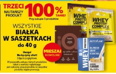 Białka w saszetkach promocja w Kaufland