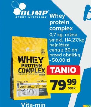 Odżywka białkowa Olimp sport nutrition whey protein complex 100% promocja