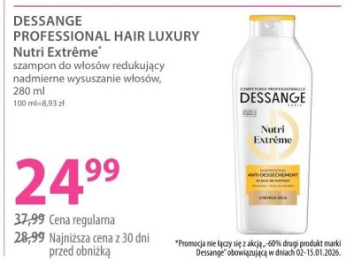 Szampon DESSANGE PROFESSIONAL HAIR LUXURY Nutri Extrême do włosów promocja w Hebe