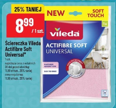 Ściereczka Vileda Actifibre Soft Universal promocja w POLOmarket