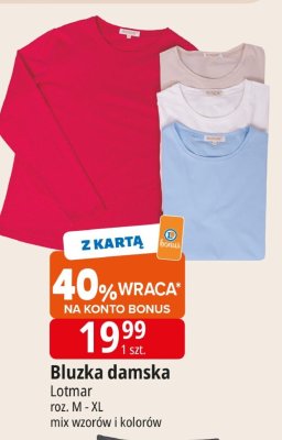 Bluzka damska Lotmar promocja w Leclerc