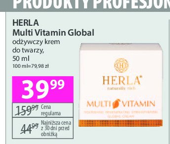 Krem do twarzy na dzień Herla multi vitamin promocja