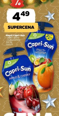 Napój Capri-Sun jabłko-wiśnia, multiwitamina promocja w Netto