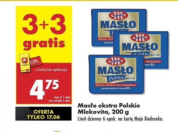 Masło Mlekovita Ekstra promocja