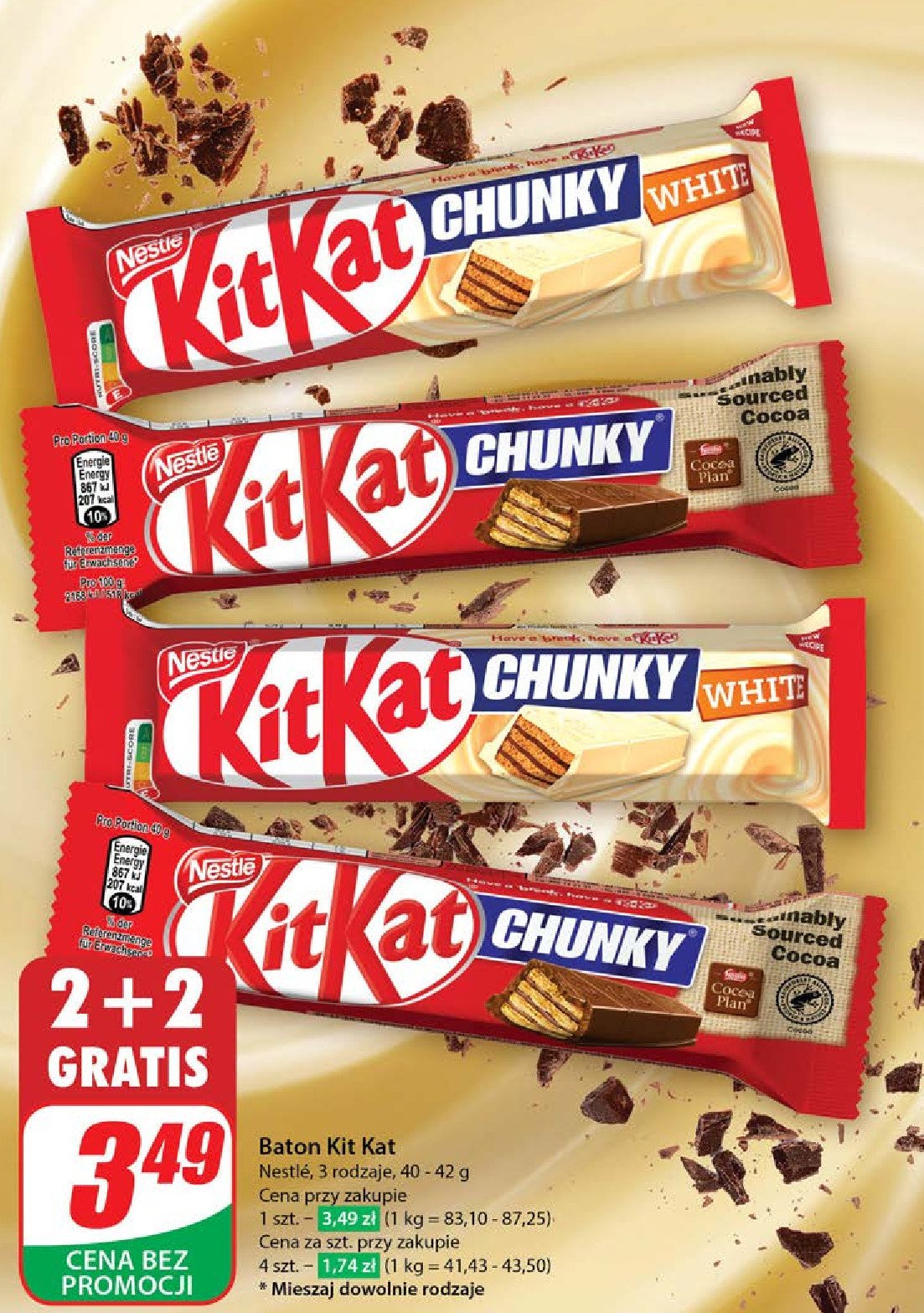 Baton Kitkat promocja w Dino