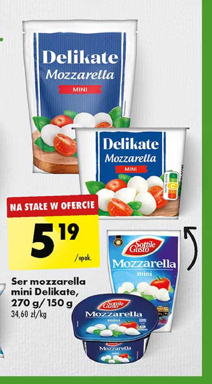 Ser mozzarella mini Delikate promocja