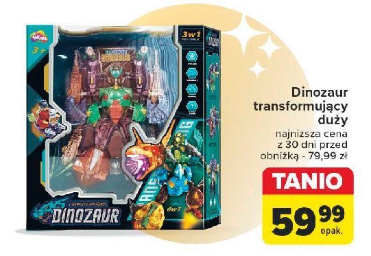 Dinozaur transformujący promocja