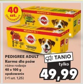 Karma dla psa adult mix smaków Pedigree promocja