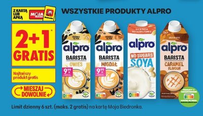 Napój owsiany Alpro Barista Owies promocja w Biedronka