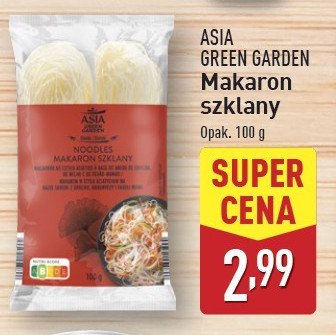 Makaron szklany Asia green garden promocja w Aldi