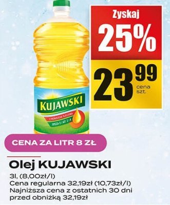 Olej KUJAWSKI 3L promocja w Supeco