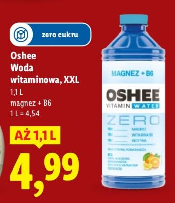 Woda witaminowa magnez + B6 XXL promocja w Lidl