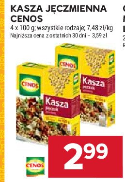 Kasza jęczmienna pęczak Cenos promocja