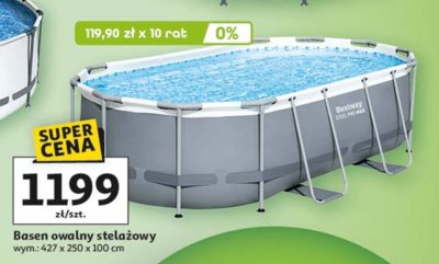 Basen power steel 56620 427 x 250 x 100 cm Bestway promocja