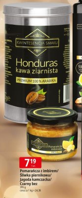 Pomarańcza z imbirem/Śliwka piernikowa/Jagoda kamczacka/Czarny bez promocja w Leclerc