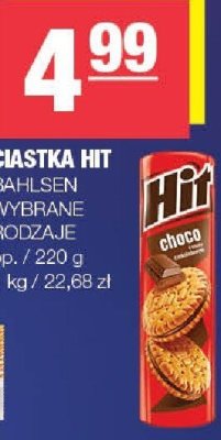Ciastka HIT BAHLSEN promocja w SPAR