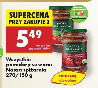 Pomidory suszone z 偶urawin膮 i zio艂ami Nasza spi偶arnia promocja