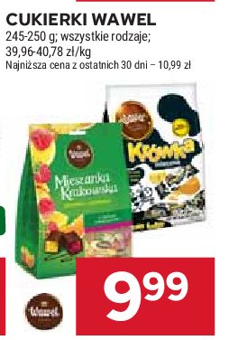 Galaretki w czekoladzie Wawel mieszanka krakowska promocja