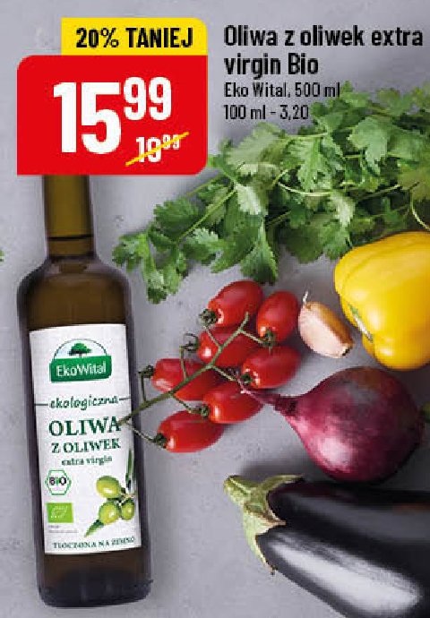 Oliwa z oliwek extra virgin Ekowital promocja