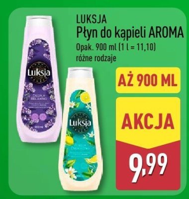 Płyn do kąpieli Aroma różne rodzaje promocja w Aldi