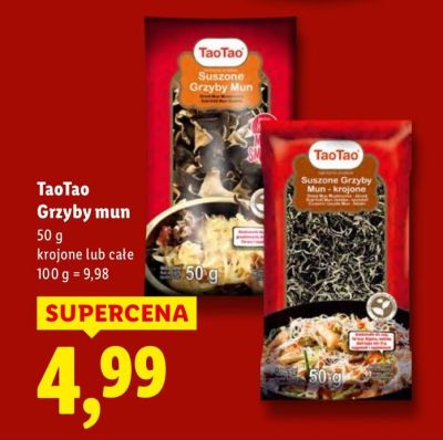 Grzyby mun krojone promocja w Lidl