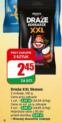 Draże Korsarze XXL promocja w Dino