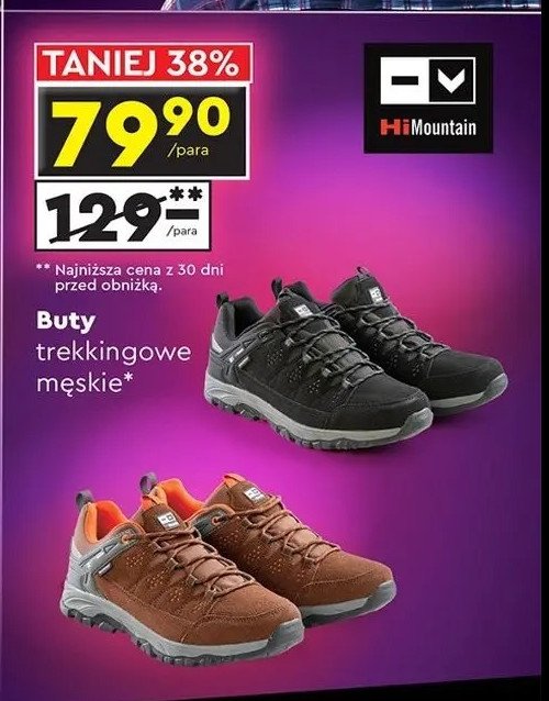 Buty trekkingowe Himountain promocja w Biedronka