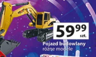 Pojazd budowlany różne modele Welly promocja w Auchan