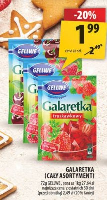 Galaretka Gellwe (cały asortyment) promocja w Arhelan