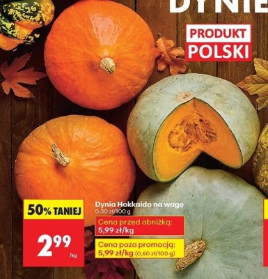 Dynia promocja w Biedronka