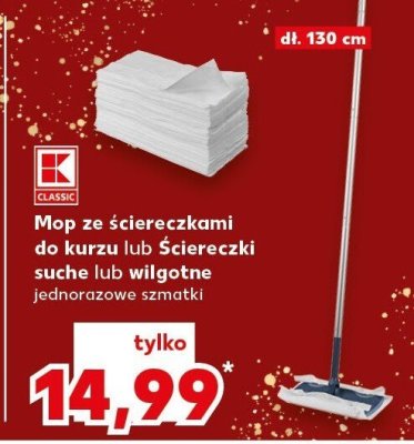 Mop ze ściereczkami do kurzu  promocja w Kaufland