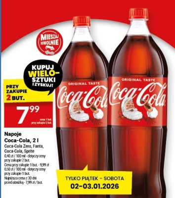 Napoje Coca-Cola, Coca-Cola Zero, Fanta, Coca-Cola Sprite promocja w Twój Market