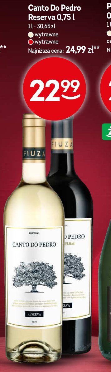 Wino Canto do pedro reserva promocja