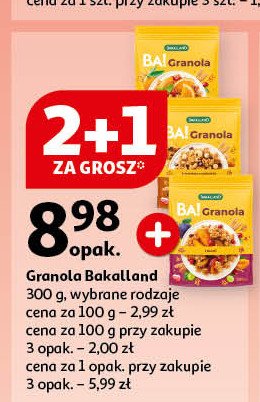 Granola 5 owoców tropikalnych Bakalland ba! promocja