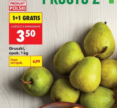 Gruszki promocja w Biedronka