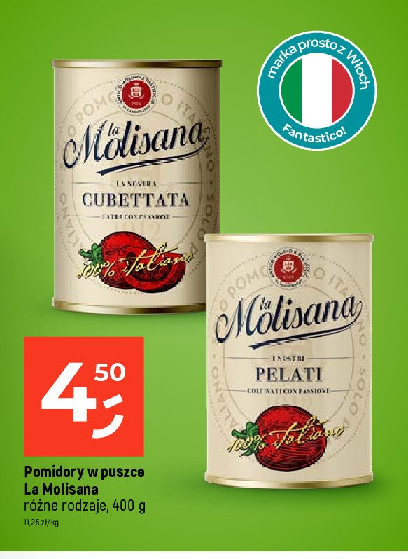 Pomidory koktajlowe La molisana promocja